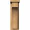 Ekena Millwork Huntington Smooth Corbel w/Backplate, Western Red Cedar, 5 1/2"W x 10"D x 18"H COR06X10X18HUN01SWR - alternate 4
